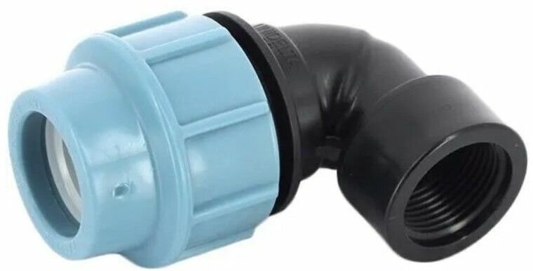 фото Угол соединительный 90* ПНД 32x1 ВР Unidelta