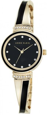 Наручные часы ANNE KLEIN Crystal Metals 2216BKGB, золотой, желтый