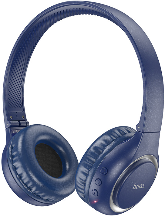 Bluetooth-наушники полноразмерные Hoco W41, синие, 1 шт