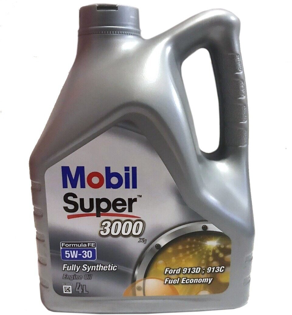 Моторное масло Mobil Super 3000 x1 Formula FE A5/B5 5W-30, 4л