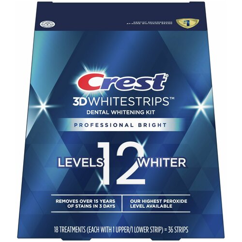 Отбеливающие полоски Creat 3D Whitestrips Professional Bright