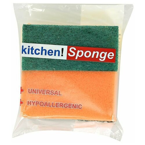 Kitchen! Sponge губка универсальная профиль 2шт./уп.