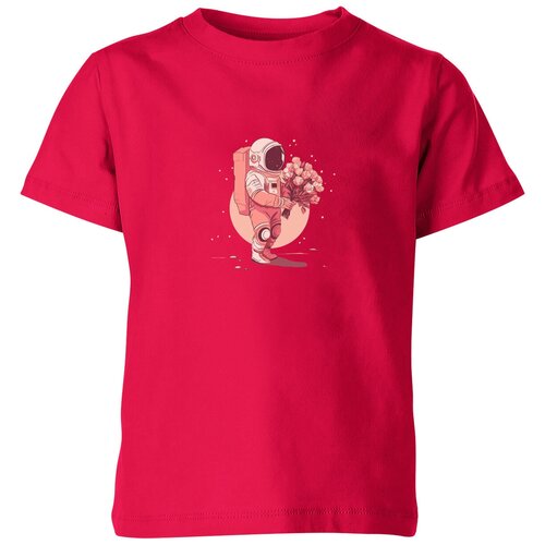 Футболка Us Basic, размер 4, розовый детская футболка космонавт романтик 104 синий