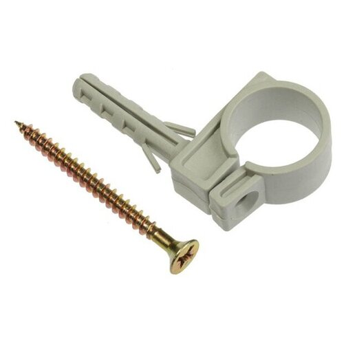 Хомут с дюбелем для трубы 50 мм 2 шт 483₽