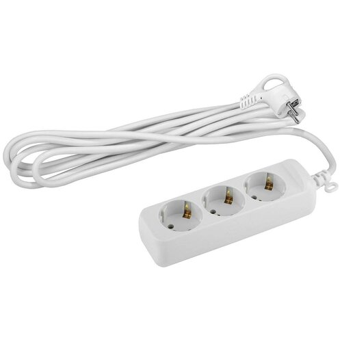 Удлинитель Эра 3 Sockets 3m White U-3e-3m / Б0028370