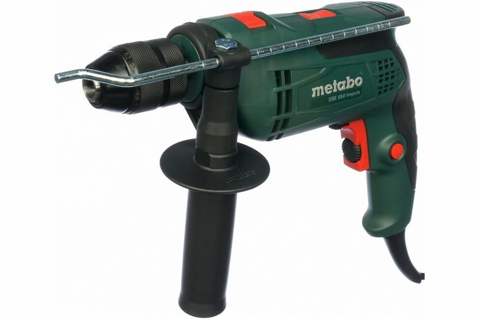 Дрель ударная Metabo SBE 650 Impuls (БЗП) 600672500 - фотография № 3