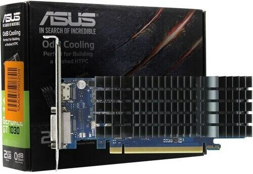 Видеокарта ASUS GeForce GT 1030 Silent LP 2GB (GT1030-SL-2G-BRK)