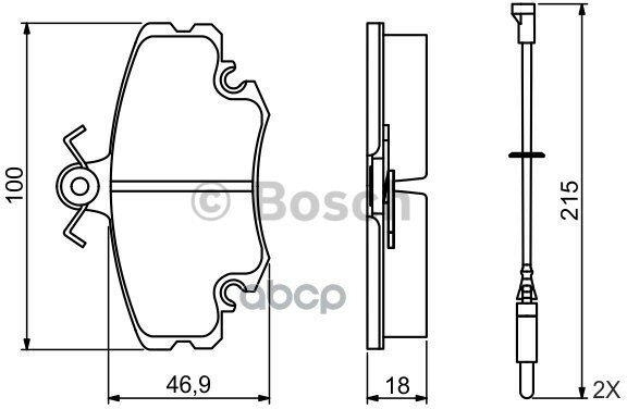 К-Т Дисков. Тормоз. Колодок Bosch арт. 0986495212