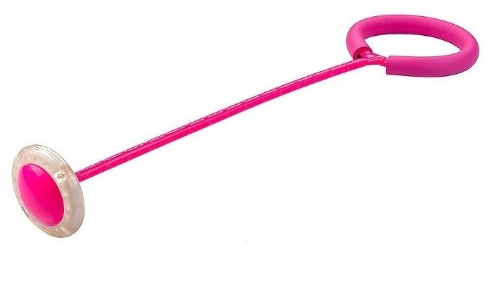 Нейроскакалка 65 см Scooter розовая светящиеся