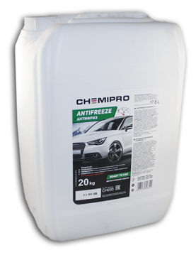 CHEMIPRO CH030 CH030_антифриз Chemipro G11 готовый 20kg! зеленый, 17.8л\ 1шт