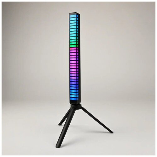 RGB Эквалайзер с ножками, Умный светильник, Светомузыка, Подсветка в авто, Ритмичная подсветка 2 шт
