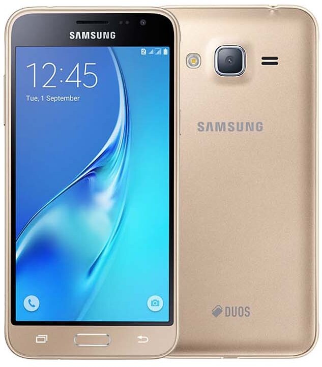 Смартфон Samsung Galaxy J3 (2016) SM-J320F/DS, 2 micro SIM, золотой