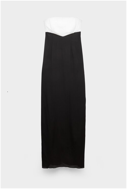 Платье MANURI, повседневное, прилегающее, макси, размер 44, черный