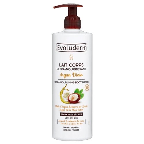 Evoluderm Лосьон для тела Ultra-Nourishing Body Lotion Argan Divine 500 мл 349₽
