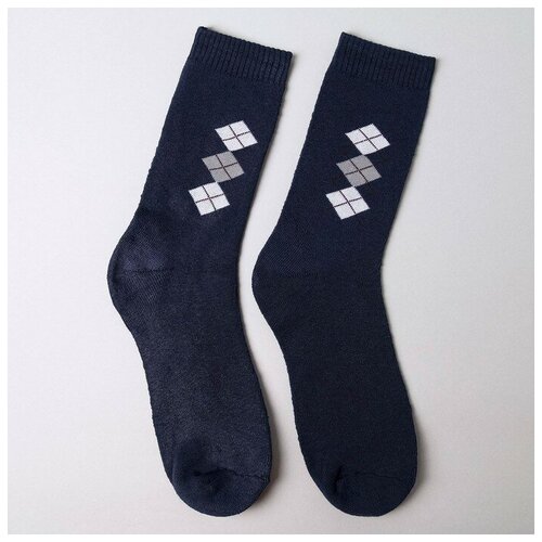Носки Happy Frensis, размер 25/27, синий носки мужские в упаковке 5 пар greg g 9 04 т синий цвет синий размер 39 41