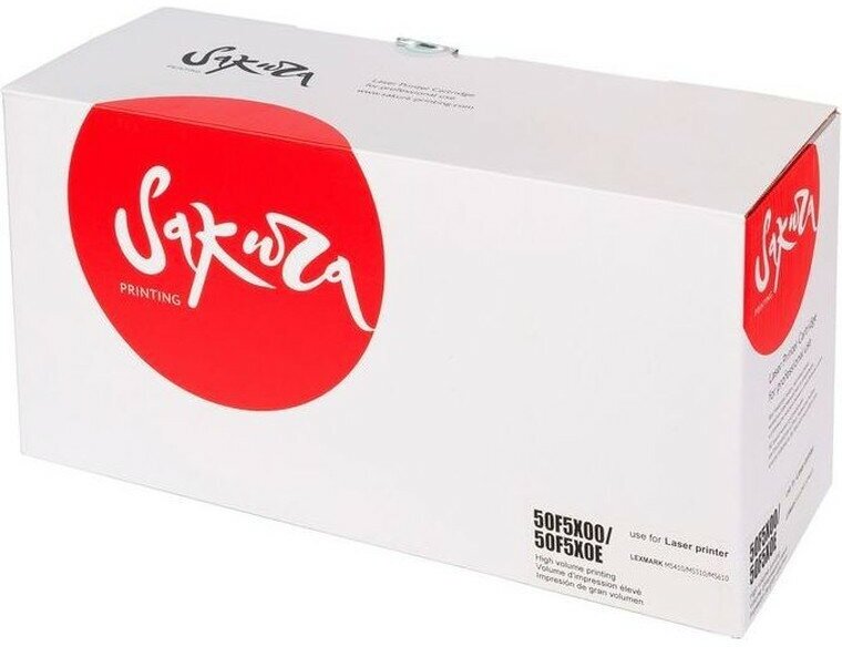 Тонер-картридж Sakura SA50F5X00 для Lexmark MS410/MS510/MS610 (10000стр)