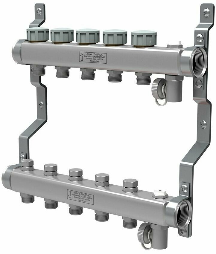 Коллекторная группа Royal Thermo 9 выходов без расходомеров