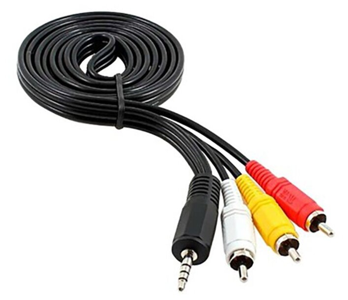 Аксессуар Exployd 3 RCA - AUX 1.5m Black EX-K-1404