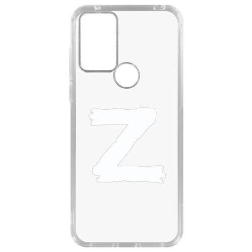 Чехол-накладка Krutoff Clear Case Z для TCL 30E чехол накладка krutoff soft case z для tcl 30e черный