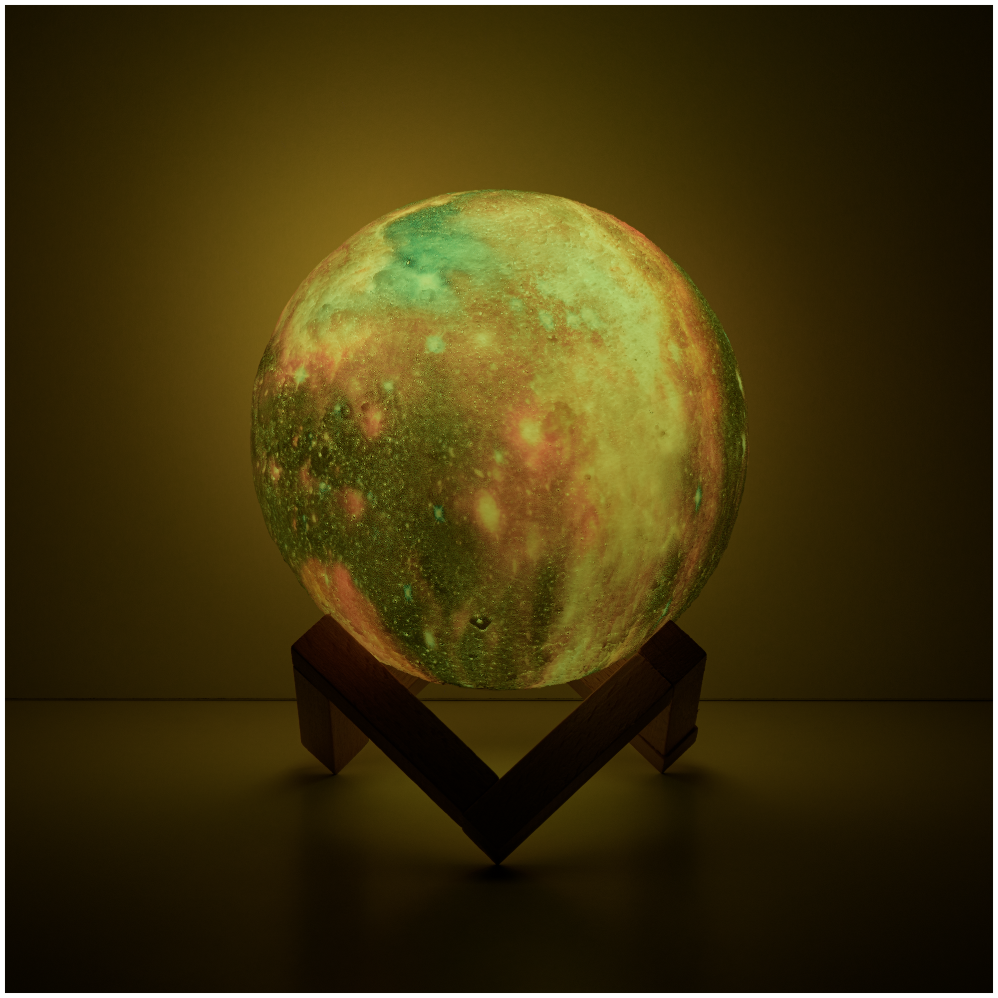 Ночник светодиодный Gauss Луна 3D, с пультом, регулируемый свет, 15 см - фотография № 3