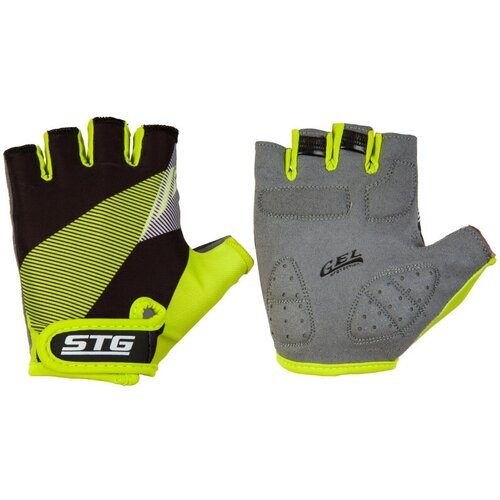 фото Перчатки stg, размер xl, черный, зеленый