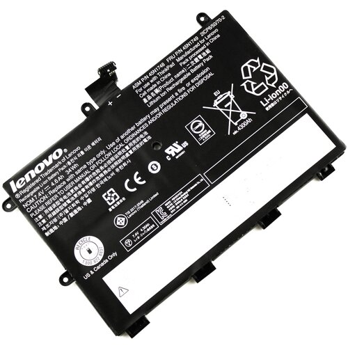 Аккумулятор для Lenovo ThinkPad 11e Chromebook (7.4V 4400mAh) ORG p/n: 45N1749 45N1750, 45N1751 аккумулятор 45n1750 для lenovo thinkpad yoga 11e 45n1749 45n1751