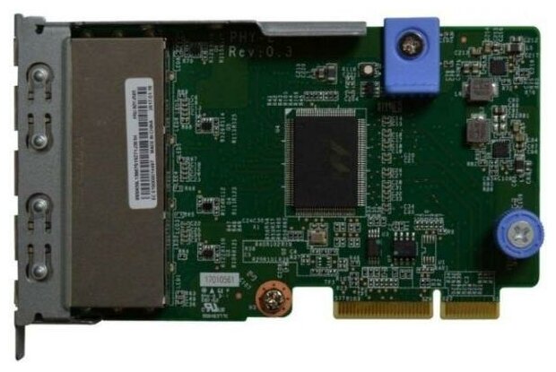 Адаптер Lenovo 7ZT7A00545 ThinkSystem 1Gb 4-port RJ45 LOM
