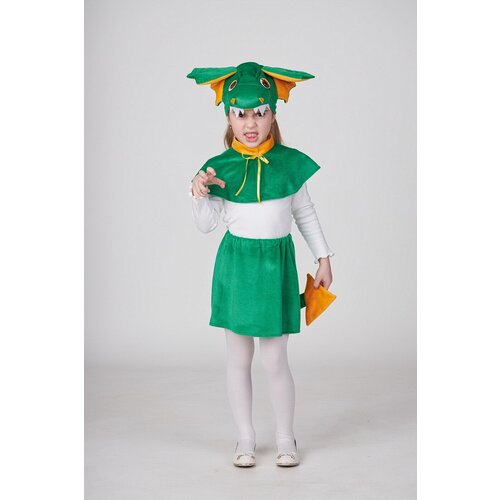 фото Карнавальный костюм дракончик размер 110-56, детский костюм дракона, на утренник, новый год, на праздник батик