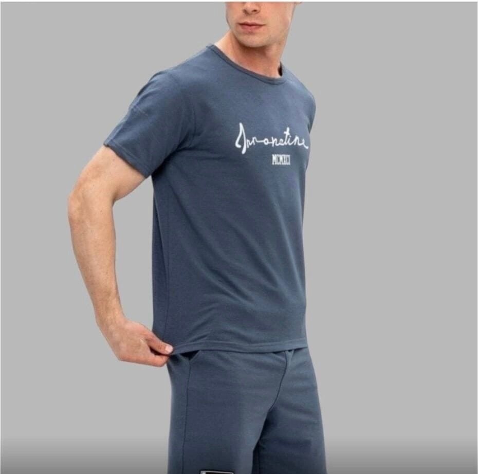 Мужской костюм летний, футболка и шорты, для активного отдыха, размер 50 - фотография № 2