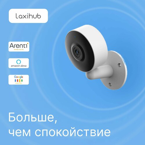 камера видеонаблюдения laxihub o1 карта памяти 32gb белый Wi-Fi мини камера Laxihub M4 + карта памяти 32GB