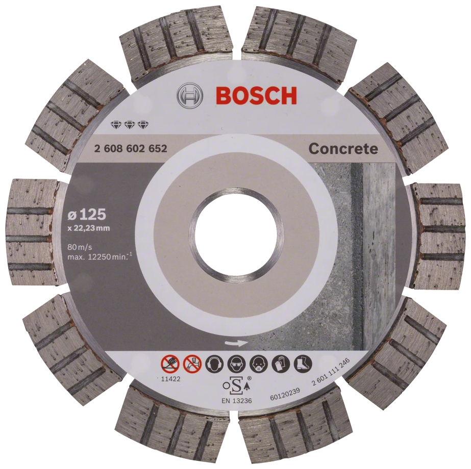 Диск алмазный Bosch Best for Concrete125-22,23
