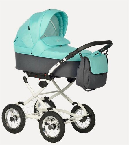 Изображение товара Коляска-люлька Indigo BLUES Classic всесезонная, классическая (07), мятный