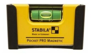 STABILA Уровень тип Pocket Pro Magnetic (1гориз., точн. 1мм/м) (арт. 17768) - фотография № 2