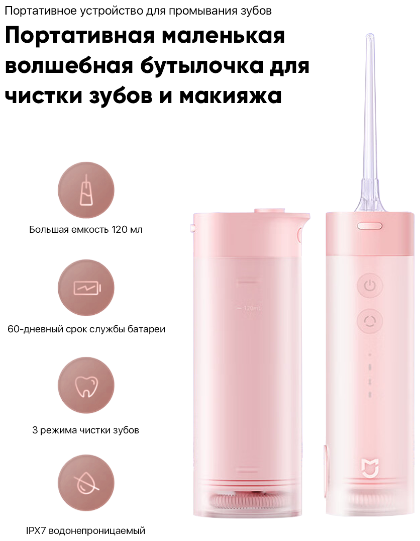  Mijia MEO702 Water Flosser Dental Oral Irrigator Pink