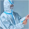Фото #15 Комбинезон защитный костюм одноразовый плотностью 65 г/м2 , Комбинезон маляра, костюм медицинский для покраски, для обработки химикатами, спецодежда