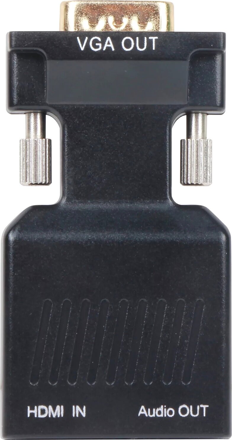 Переходник HDMI(F) --> VGA(M)+audio,1080*60Hz, VCOM <CA336A> Переходник VCOM HDMI F/VGA M+mini jack 3.5 mm M (CA336A) - фото №6