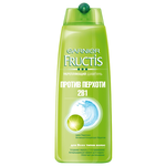 GARNIER Fructis шампунь Против перхоти 2в1 Укрепляющий c Цинком Пиритионом и активным концентратом фруктов для всех типов волос - изображение