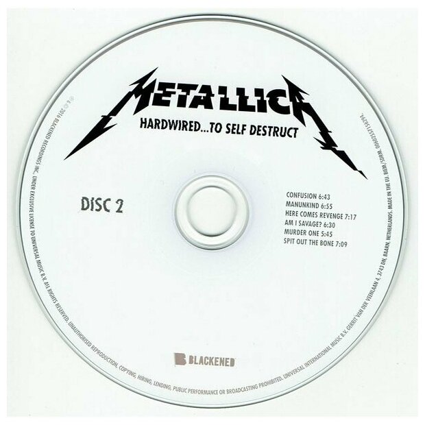 Hardwired...To Self-Destruct CD Медиа - фото №4