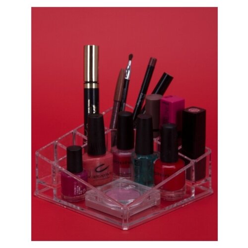фото Органайзер для косметики s-316 прозрачный ismatdecor