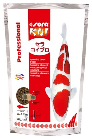Корм для прудовых рыб Sera KOI Prof. Spirulina Color 500г