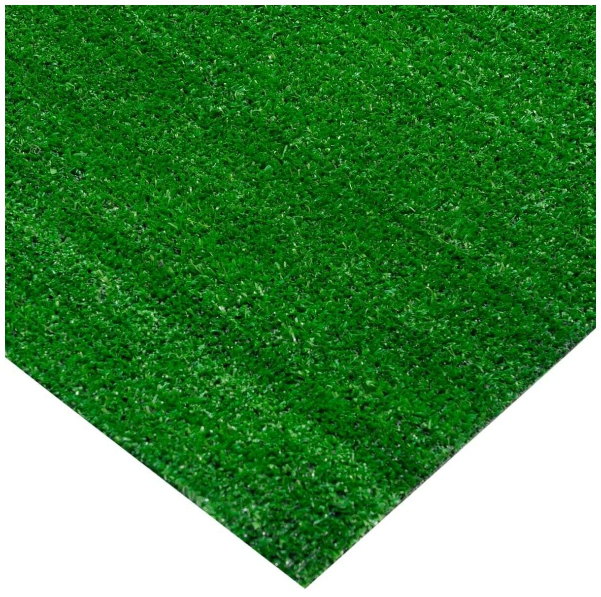 Искусственная трава в рулоне 1х2 м, высота 8 мм, для имитации настоящего газона. Долговечное покрытие подходит для детских и спортивных площадок, ланд - фотография № 4