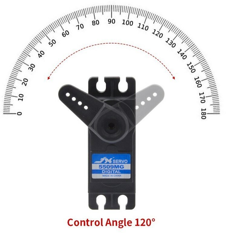 Сервомашинка цифровая JX Servo PDI-5509MG (55.6г/9.35/0.13/6V) стандартная