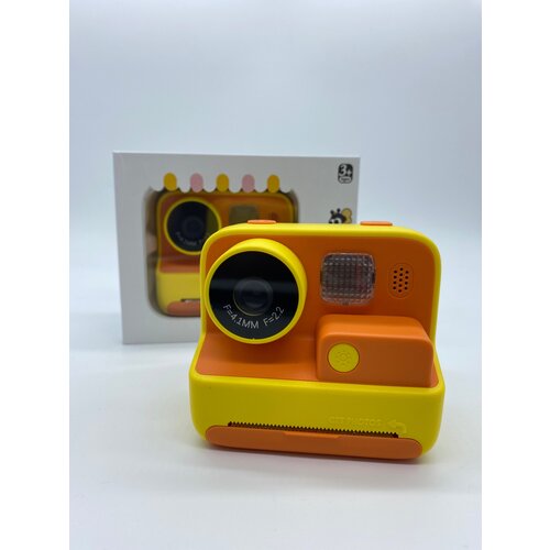 Детский фотоаппарат с моментальной печатью фотографий, камера полароид для детей с видеокамерой и селфи