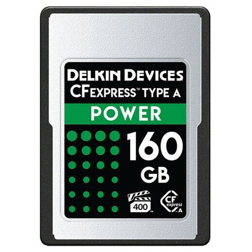 Комплект из 2х карт памяти Delkin Power CFexpress Type A 160GB R880/W790MB/s (DCFXAP2X160) карта памяти delkin devices black cfexpress type b 150gb