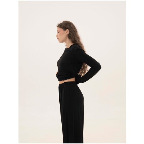 Лонгслив CHOIS, размер M-L, черный