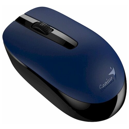 Мышь Genius NX-7007, оптическая, беспроводная, USB, синий и черный [31030026405]