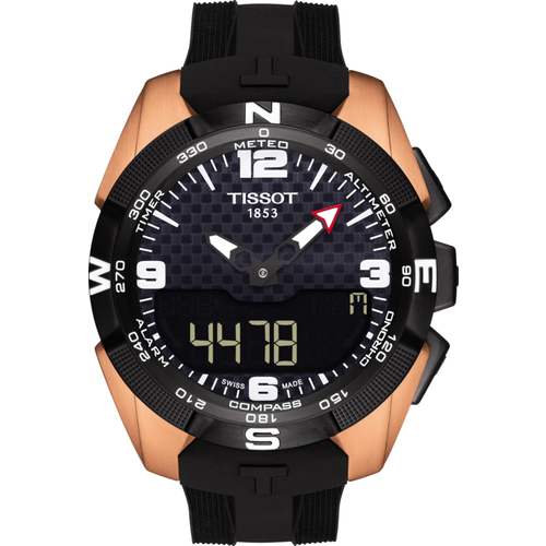 Наручные часы TISSOT Часы Tissot T-Touch Expert Solar Nba Special Edition T091.420.47.207.00, золотой, черный