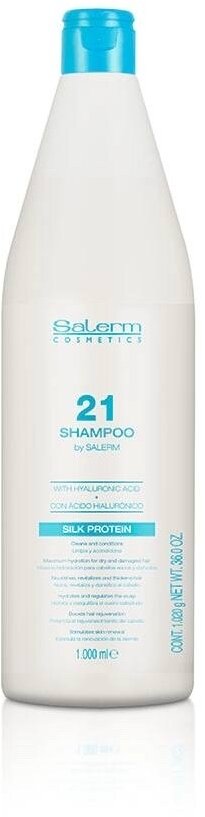 Salerm Cosmetics шампунь 21 с протеинами шелка, 1000 мл