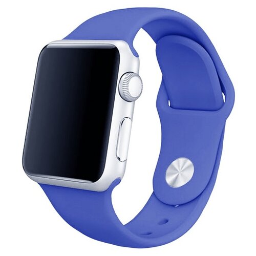 Ремешок Krutoff Silicone для Apple Watch 38/40mm (royal blue) 21