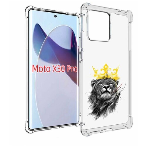 Чехол MyPads король-лев для Motorola Moto X30 Pro задняя-панель-накладка-бампер